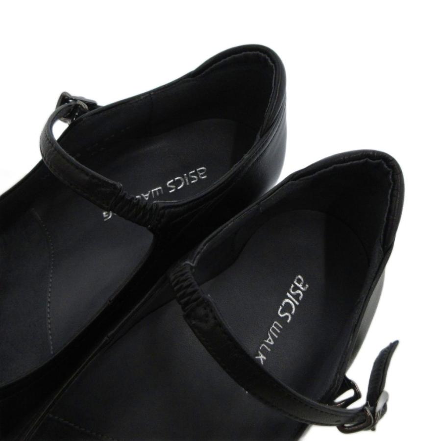 ASICS（アシックス） asics WALKING PEDALA ストラップ パンプス 牛革