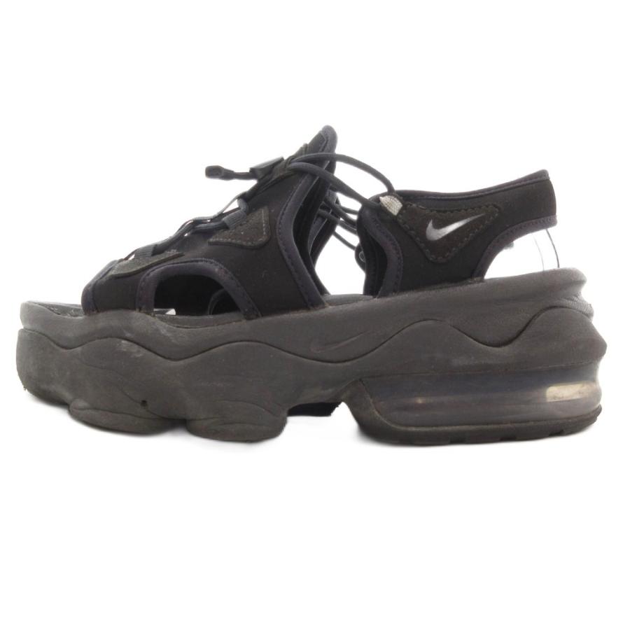 ナイキ エアマックス ココ ブラック厚底 23センチ NIKE ナイキ エアマックスココ サンダル シューズ 厚底 ロゴ