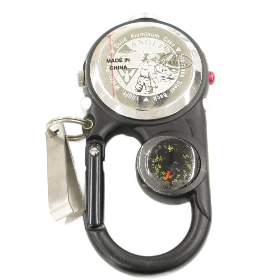 多機能アナログ・時計ジャンク商品です。 ダコタ Dakota ジャンク品 Angler 2 カラビナウォッチ カラビナ時計