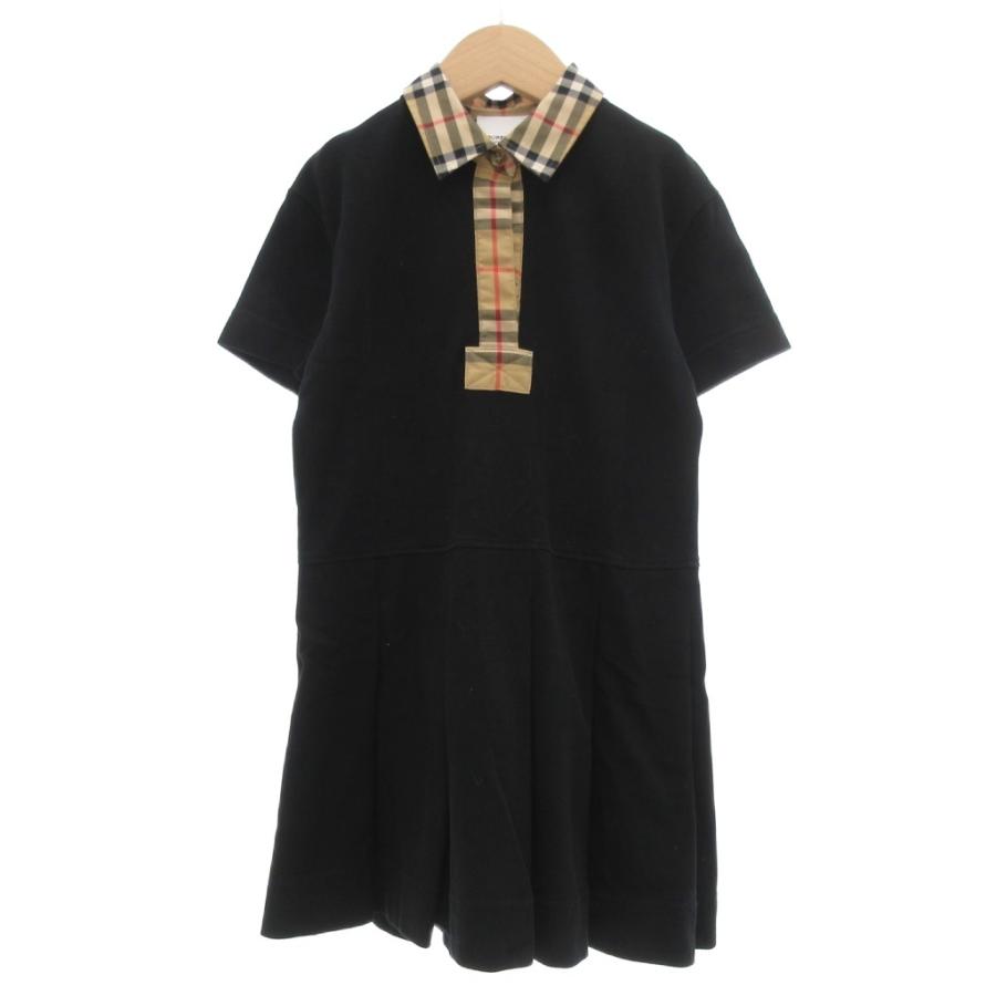 【正規品】Burberry バーバリー ポロワンピース チェックトリムワンピース Burberry バーバリー ポロワンピース チェックトリムワンピース