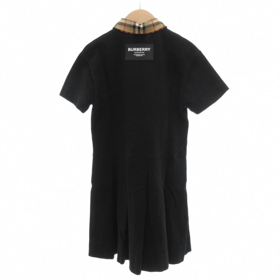 【正規品】Burberry バーバリー ポロワンピース チェックトリムワンピース BURBERRY バーバリー ポロワンピース 半袖 ノバチェックトリム