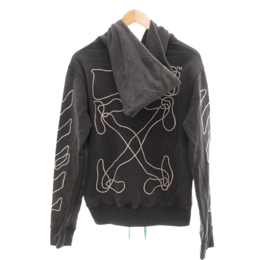 オフホワイト OFF WHITE 19AW ABSTRACT ARROWS SLIM HOOD プルオーバー