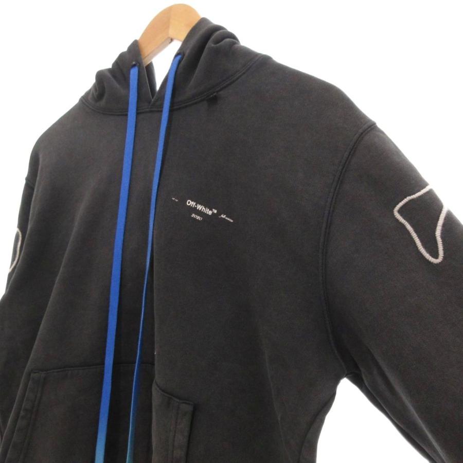 オフホワイト OFF WHITE 19AW ABSTRACT ARROWS SLIM HOOD プルオーバー 