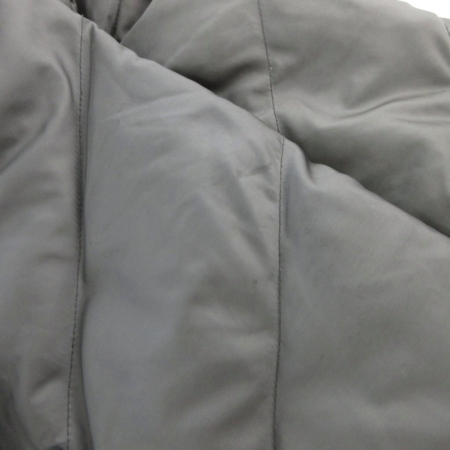 バルマン BALMAIN ダウンコート M カーキ フォックスファー フード