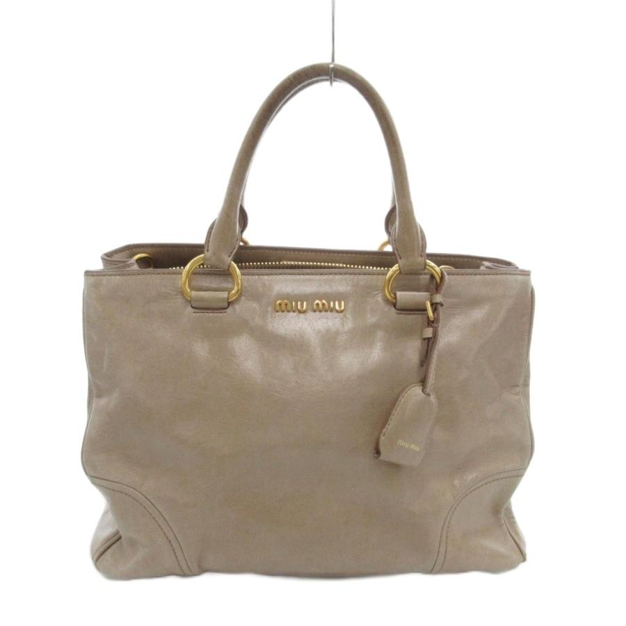 miu miu（ミュウミュウ） バンドバッグ ショルダー 2WAY レザー cammeo 