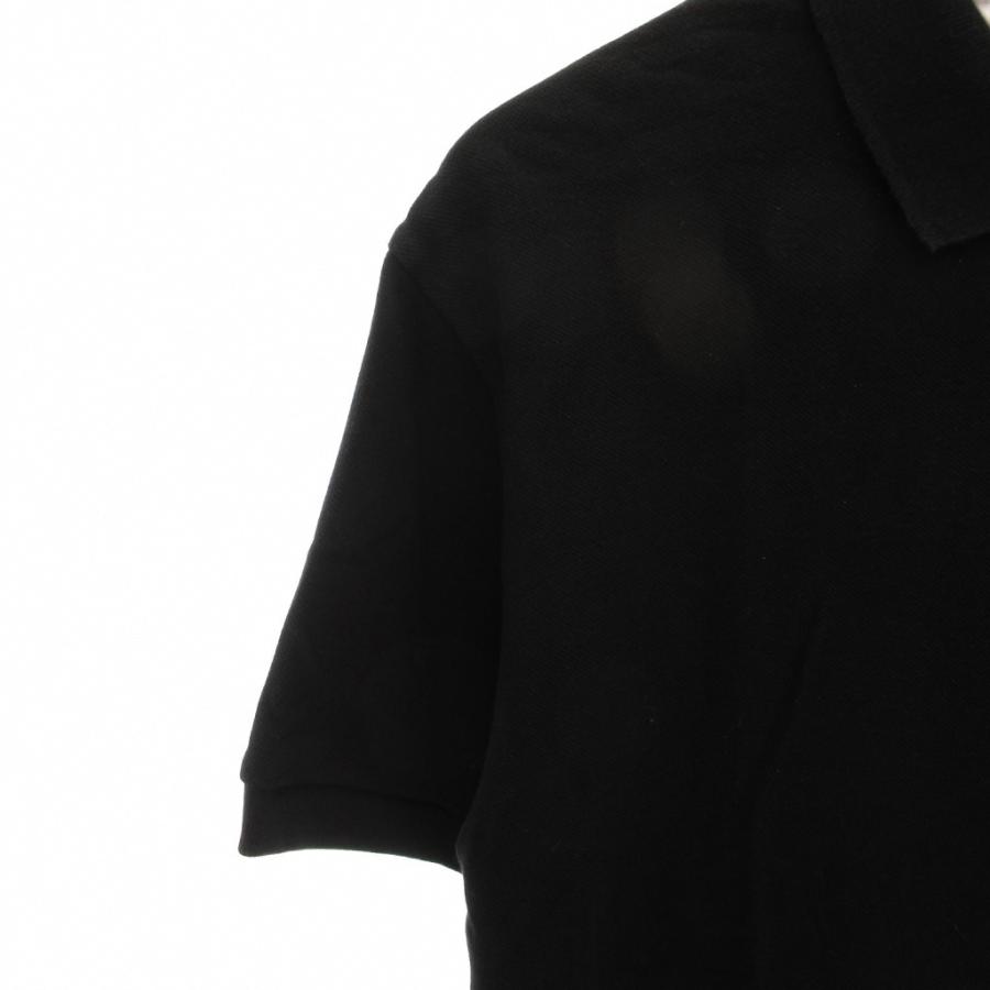 【中古】プレイコムデギャルソン 2023 ポロシャツ 半袖 XL 黒 ブラック 鹿の子 ハートロゴ AD2023 プレイコムデギャルソン PLAY COMME des GARCONS 2023 ポロシャツ 半袖