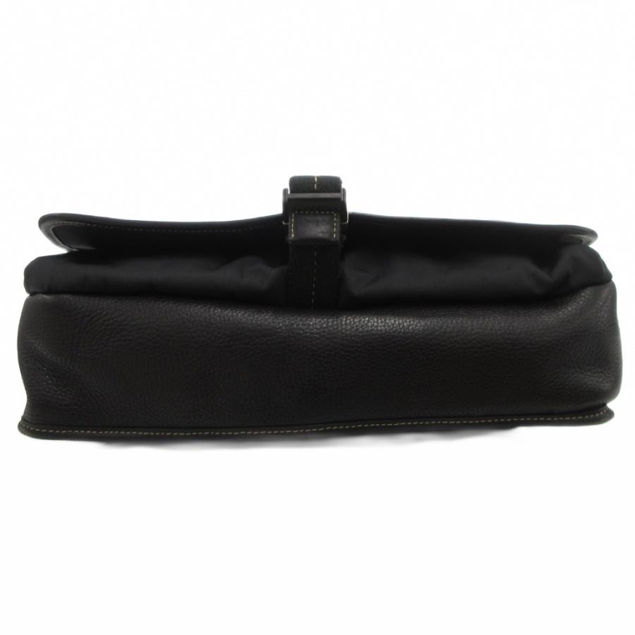 COACH（コーチ） ショルダーバッグ ナイロン レザートリム 黒 ブラック