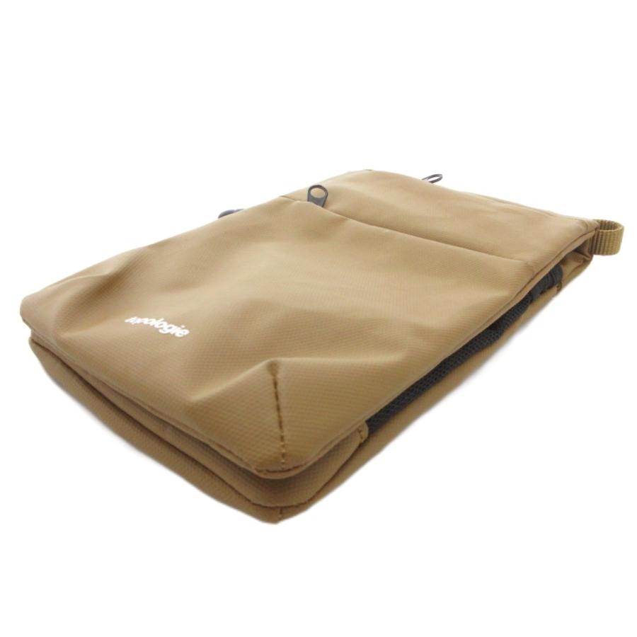 トポロジー topologie 美品 スマホショルダーバッグ サコッシュ ロゴ