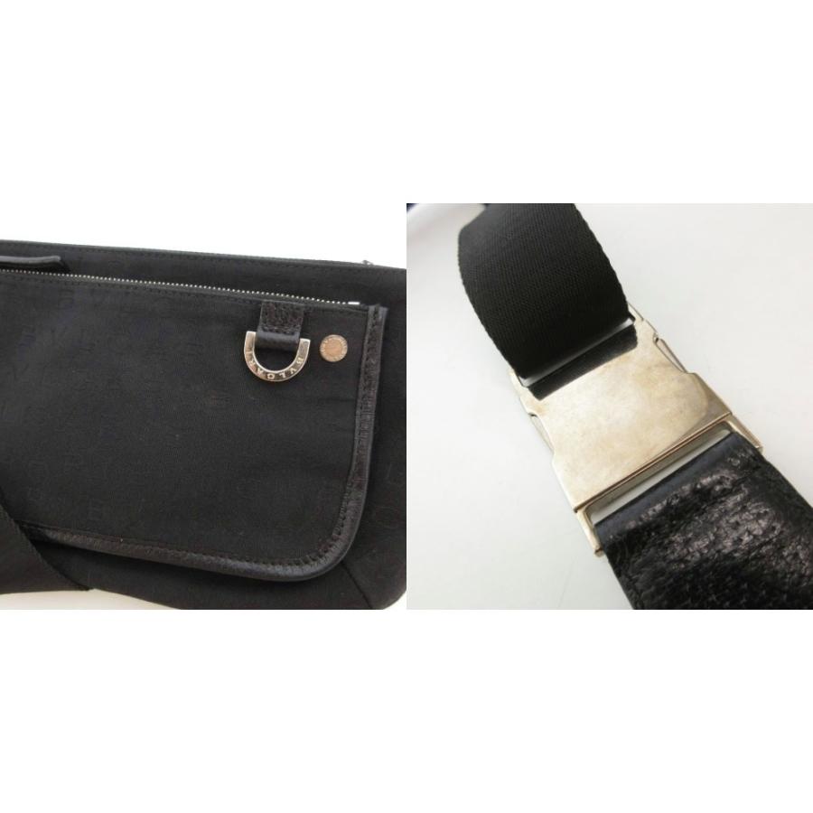 BVLGARI（ブルガリ） ロゴマニア ボディバッグ ベルトバッグ 黒