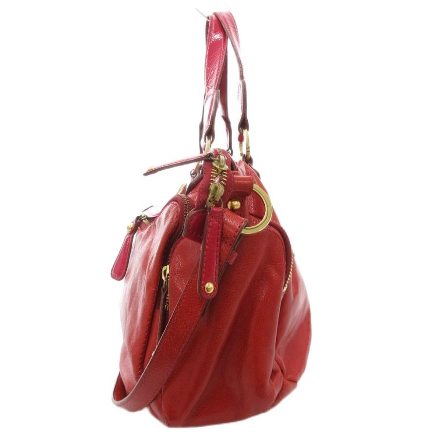 SAZABY（サザビー） ハンドバッグ ショルダー 2WAY 赤 レッド /AE