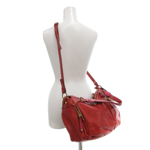 SAZABY（サザビー） ハンドバッグ ショルダー 2WAY 赤 レッド /AE