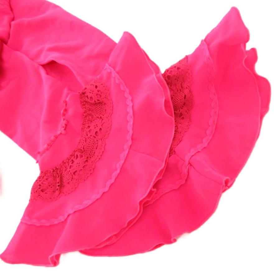 SONIA JOHNES フラメンコ衣装 ブラウス 長袖 レース 4 ピンク /UO