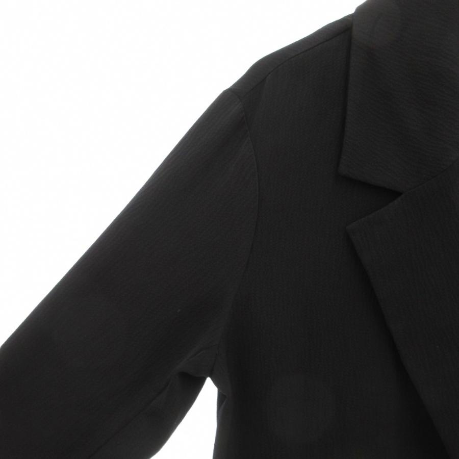 ZARA（ザラ） 美品 スプリングコート S テクスチャー ロング丈 黒