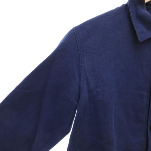 ベトラ VETRA フランス製 フレンチワークジャケット リネン混 38 紺