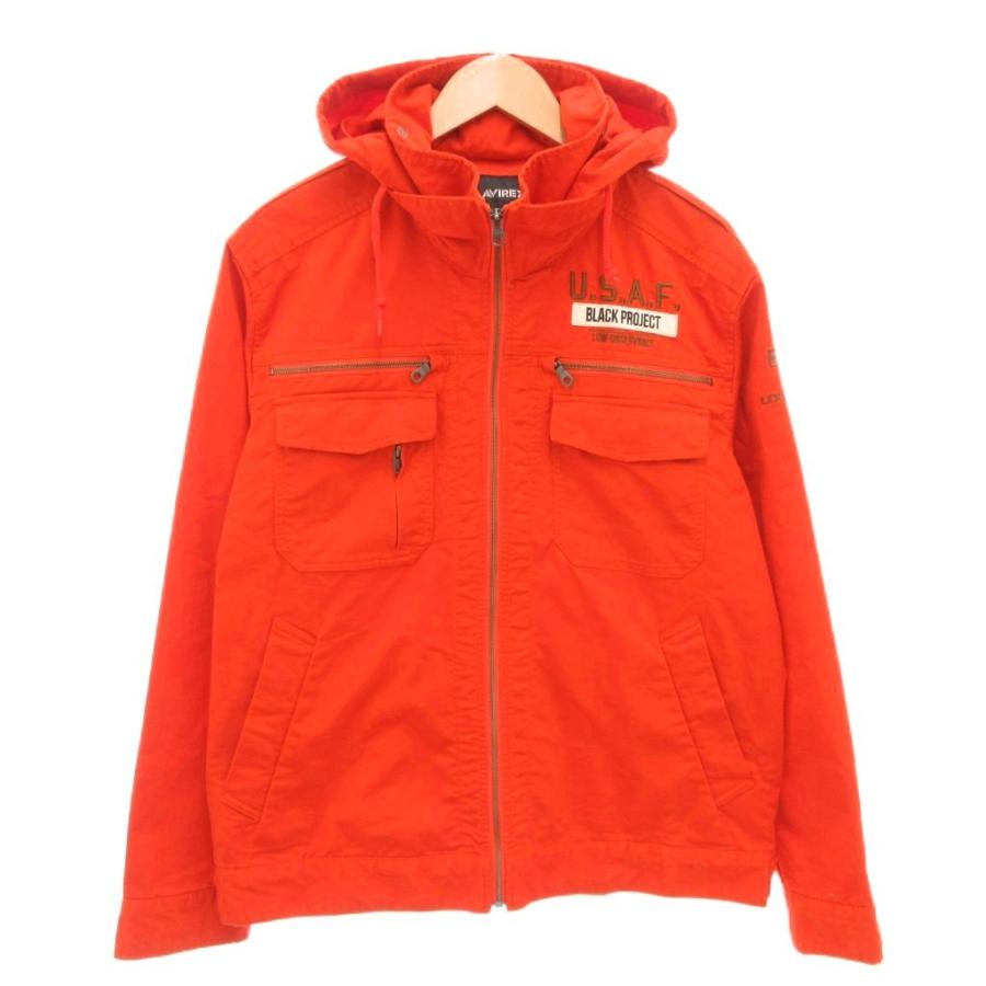 AVIREX（アヴィレックス） ミリタリージャケット ジップアップ フード