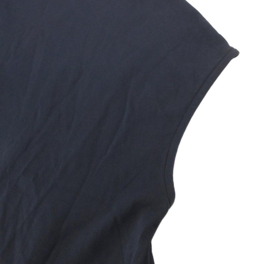 【中古】未使用品 芽風 MEFU カットソー 半袖 素材切替 38 紺 /BM レディース センソユニコ Senso unico 芽風 MEFU 美品 カットソー 切替 ボート