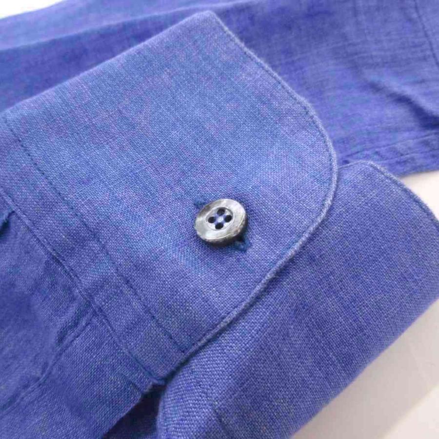 ベルルッティ Berluti 24年夏 リネン シャツ スクリット ポケット