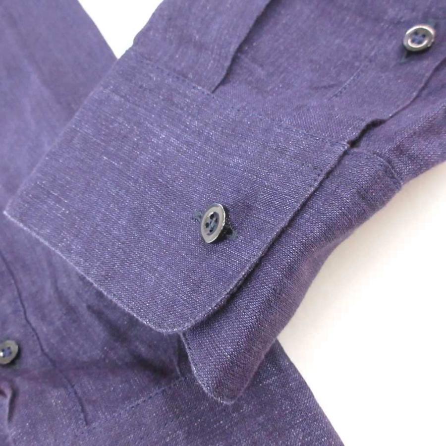ベルルッティ Berluti 24年夏 リネン シャツ スクリット ポケット