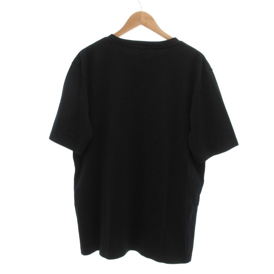 ベルルッティ Berluti レザーディテール Tシャツ 半袖 ロゴ L 黒 