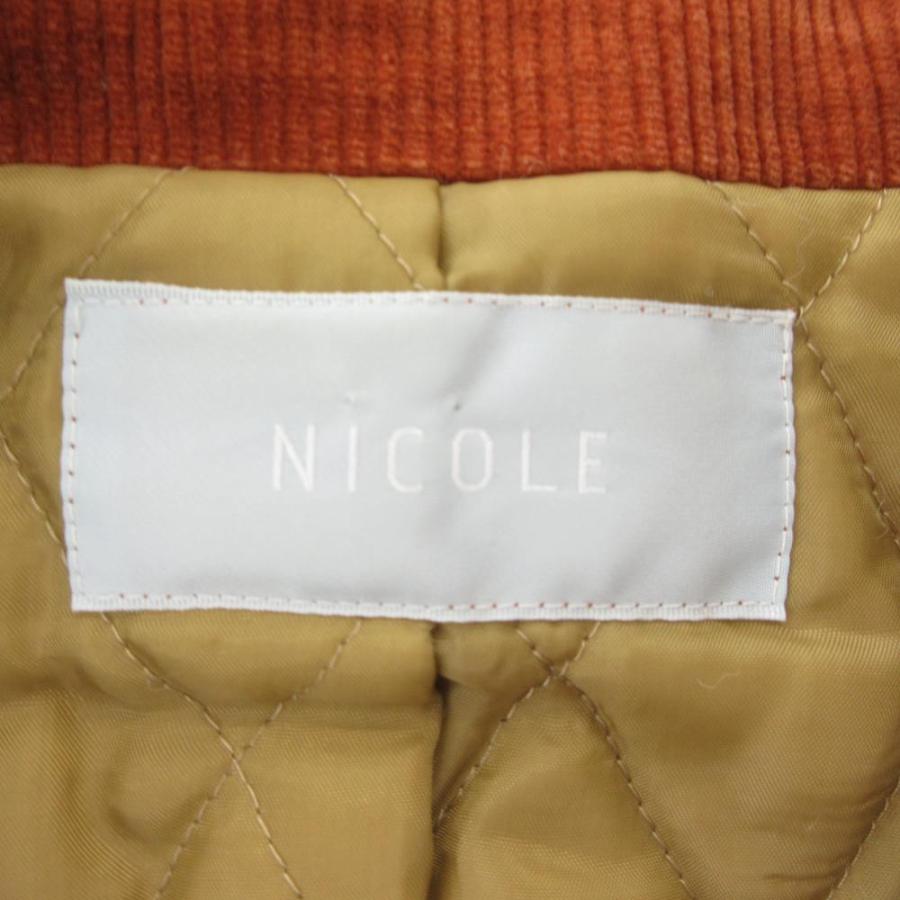 ニコルクラブ NICOLE CLUB テーラードジャケット 中綿 38 ダブル 