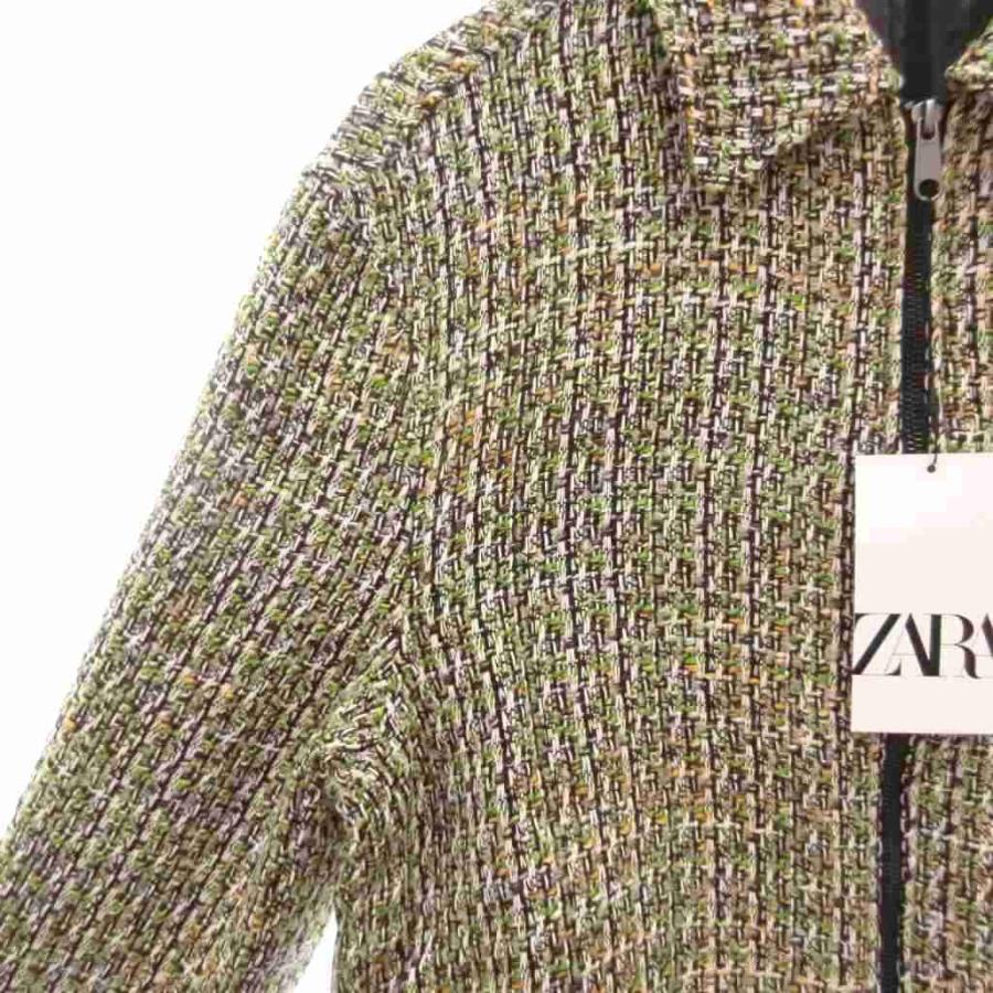 ZARA（ザラ） 未使用品 タグ付き テクスチャー ジップアップ オーバー