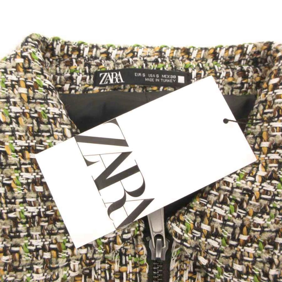 ZARA 新品未使用　タグ付き　ソフトジャケット ZARA ソフトポケットジャケットXS チョコ 新品タグ付き未使用品 sale