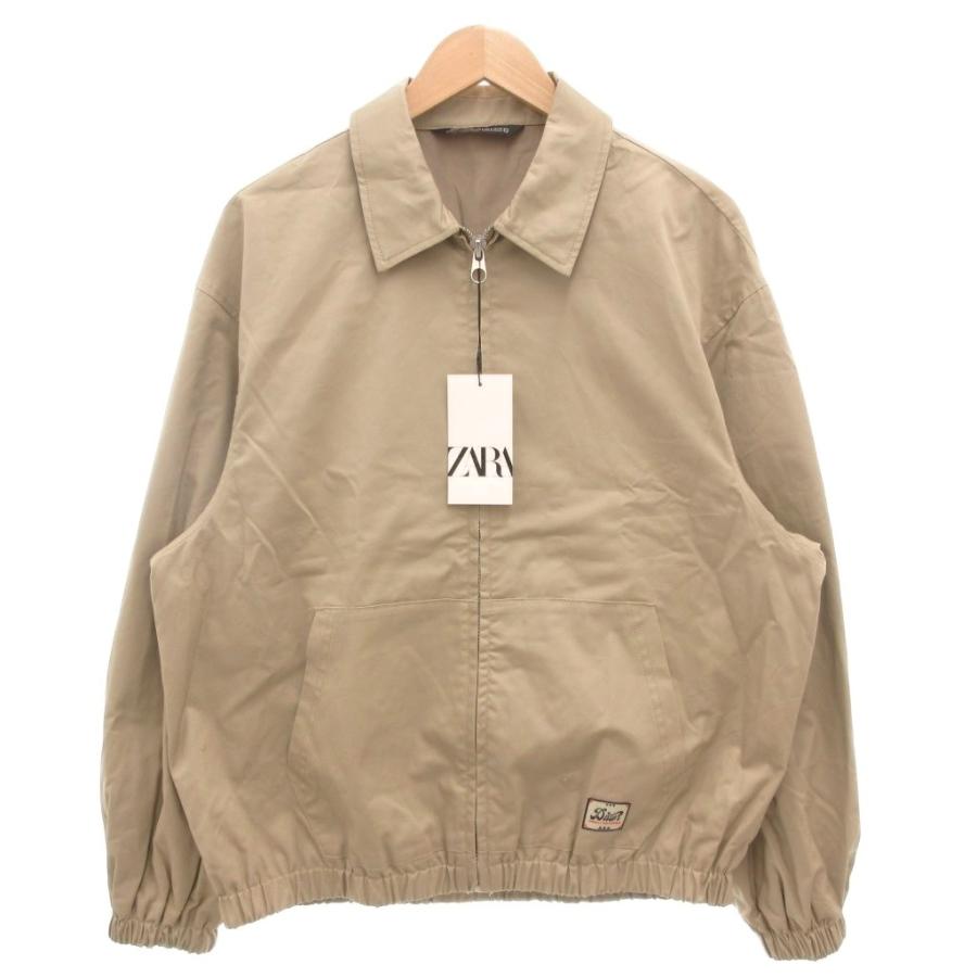タグ付き新品★ZARAのナイロンポケットジャケット★Sサイズ★ベージュ色★完売品 完売品】ZARA ナイロンポケットジャケット Sサイズ 新品タグつき
