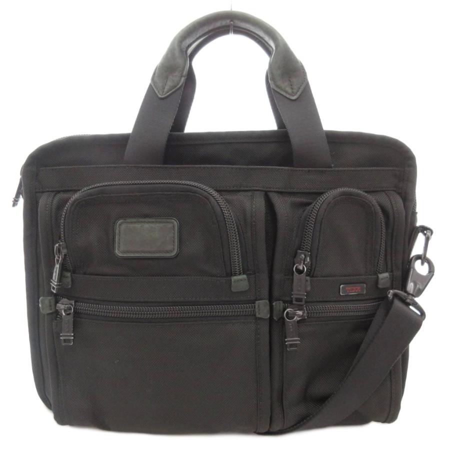 【美品】TUMI ブラック ビジネスバッグ alpha2 オーガナイザー TUMI - トゥミ ALPHA2 エクスパンダブル オーガナイザー