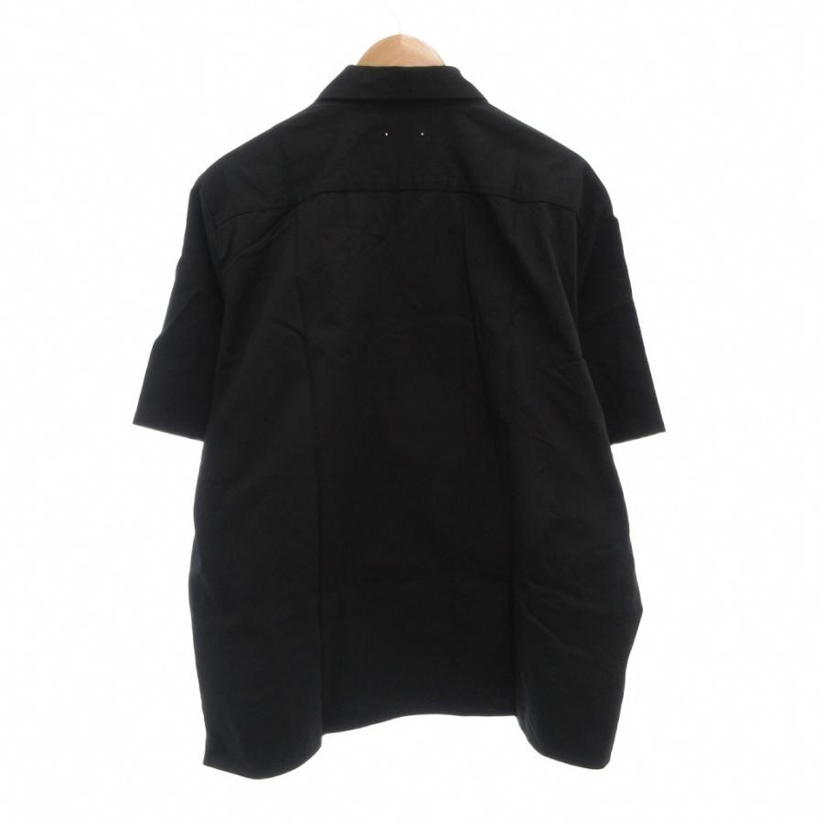 SOPHNET. 24SS HIGH TWISTED LIGHT TWILL S/S OPEN COLLAR SHIRT