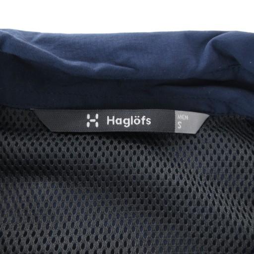 ホグロフス HAGLOFS サロ ショートスリーブ シャツ 半袖 S ナイロン 紺
