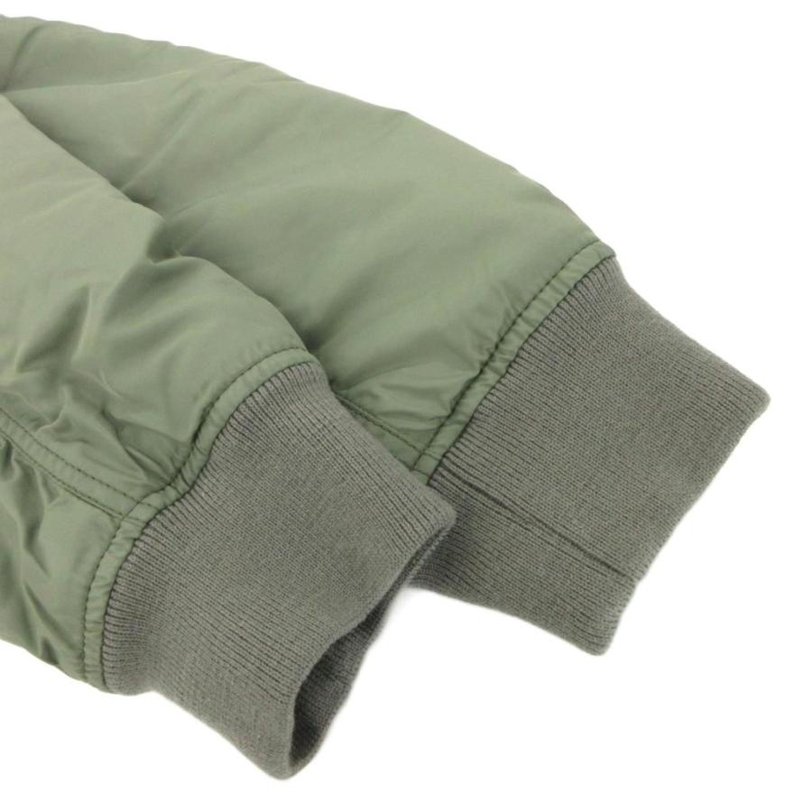 COACH（コーチ） ウーブン ジャケット レザーカラー MA-1 フライト