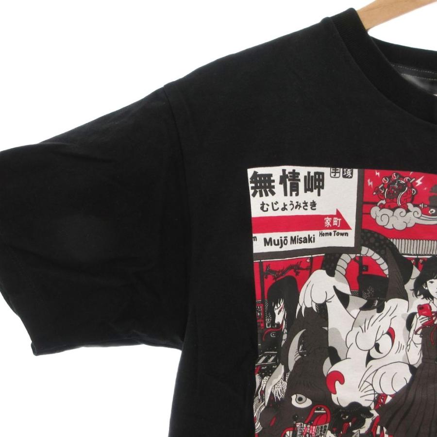 グラニフ graniph 美品 DORORO ビッグシルエットTシャツ 中村佑介 半袖