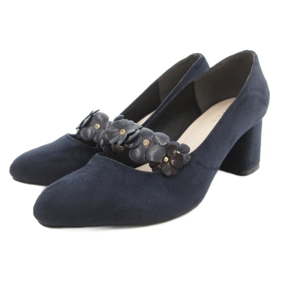 トッカ TOCCA FLORA PUMPS パンプス 36 シューズ フラワーモチーフ