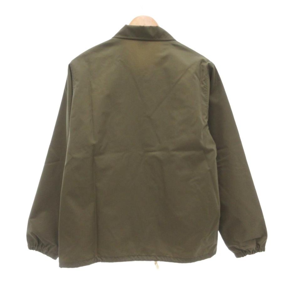 ロンハーマン チャンピオン　ナイロンコーチジャケット カーキ　M 別注 Champion（チャンピオン） 美品 コーチジャケット M 裾ドロスト