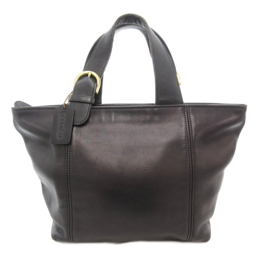 COACH（コーチ） オールドコーチ ハンドバッグ 舟型 レザー 本革 黒