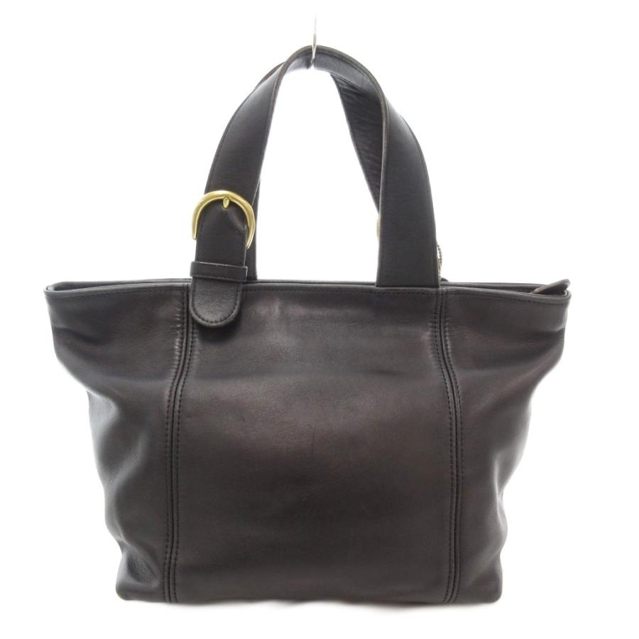 COACH レザー　ブラック　ハンドバッグ　オールドコーチ COACH（コーチ） オールドコーチ ハンドバッグ 舟型 レザー 本革 黒