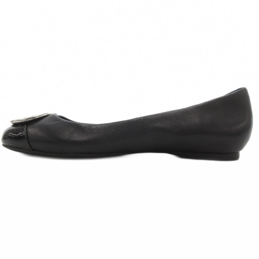 COACH（コーチ） シグネチャーモチーフ メタル バレエシューズ