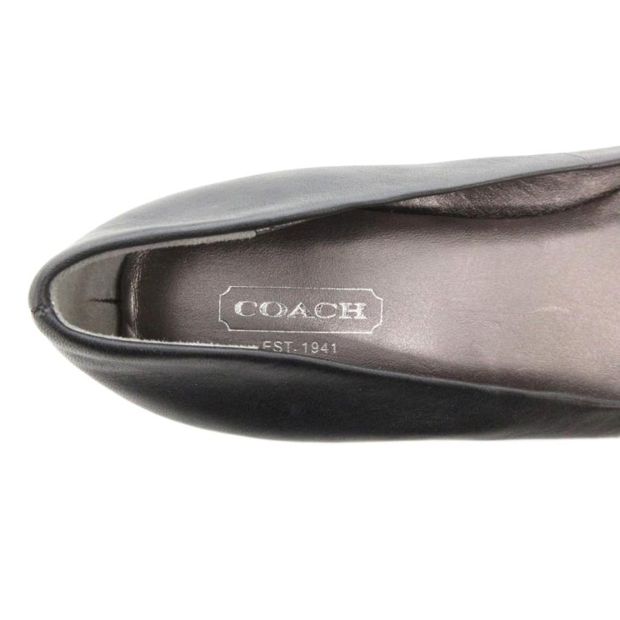 COACH（コーチ） シグネチャーモチーフ メタル バレエシューズ