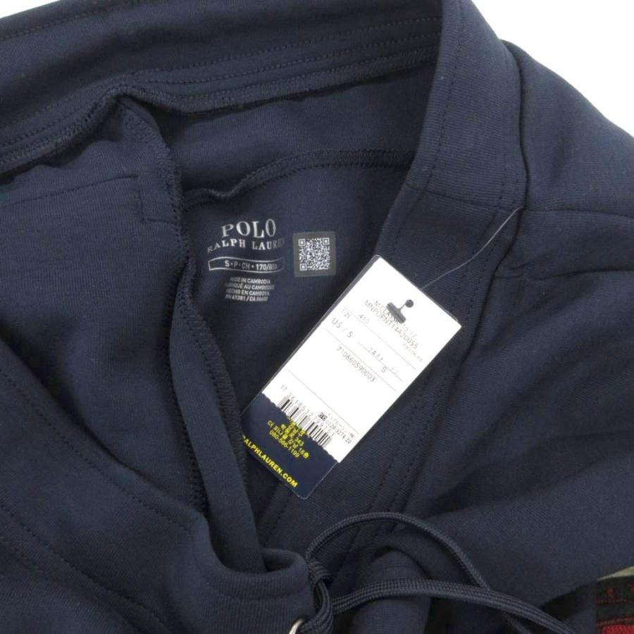 【中古】未使用品 ポロ ラルフローレン タグ付 カスタム カーゴ ジョガーパンツ スウェット ワッペン ポニー刺繍 S 未使用品 ポロ ラルフローレン POLO RALPH LAUREN タグ付き カスタム