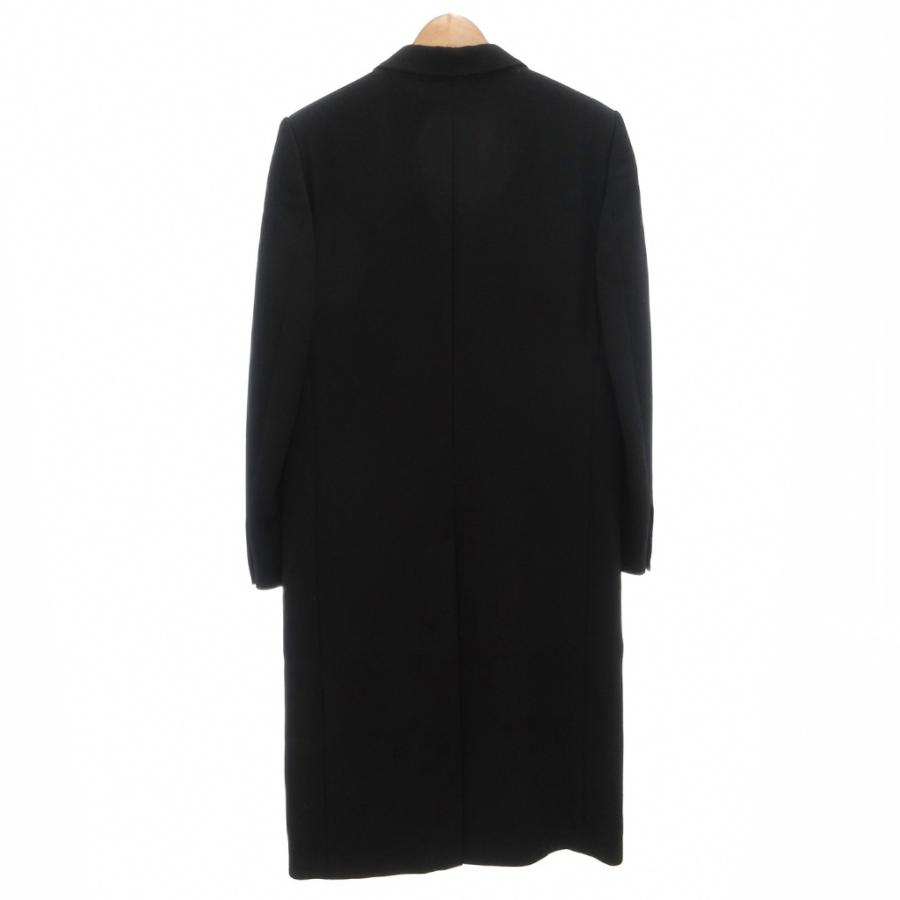 ☆美品☆ DOLCE&GABBANA チェスターコート 黒 ベロア 46 美品□DOLCE&GABBANA ドルチェ＆ガッバーナ 黒タグ ベロア 裏シルク100