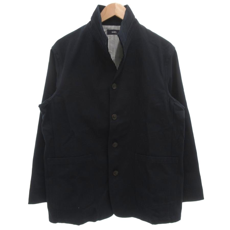 シップス SHIPS ミリタリークロス スタンドカラージャケット ブルゾン