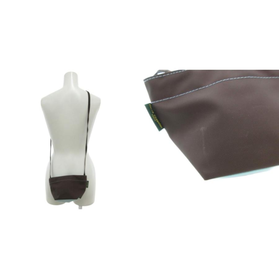 エルベシャプリエ Herve Chapelier ナイロン舟型ショルダーバッグ XS