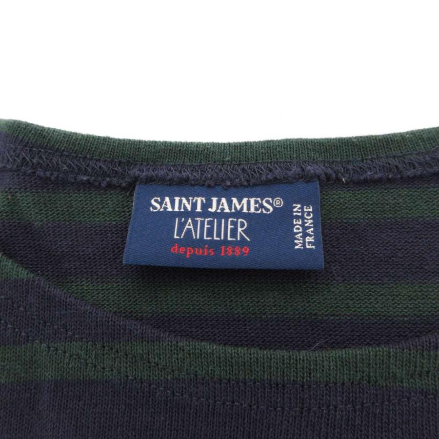 セントジェームス SAINT JAMES latelier バスクシャツ Tシャツ 長袖 M