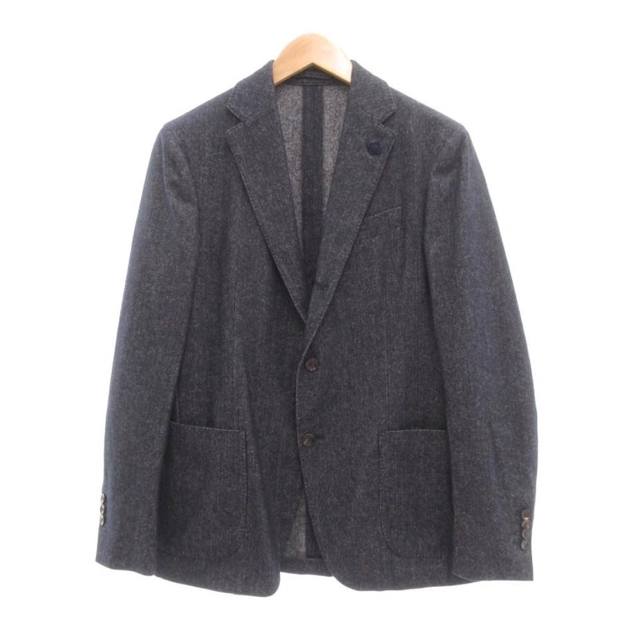 ラルディーニ LARDINI テーラードジャケット カシミヤ混 