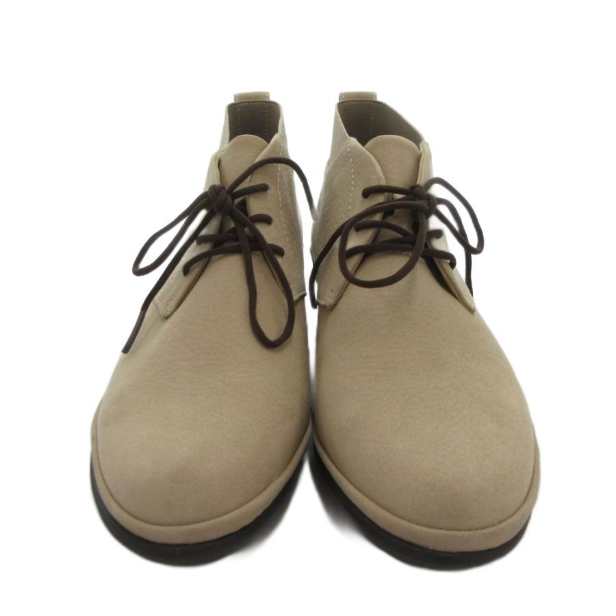 fitfit フィットフィット プラットチャッカブーツ レースアップ 23cm