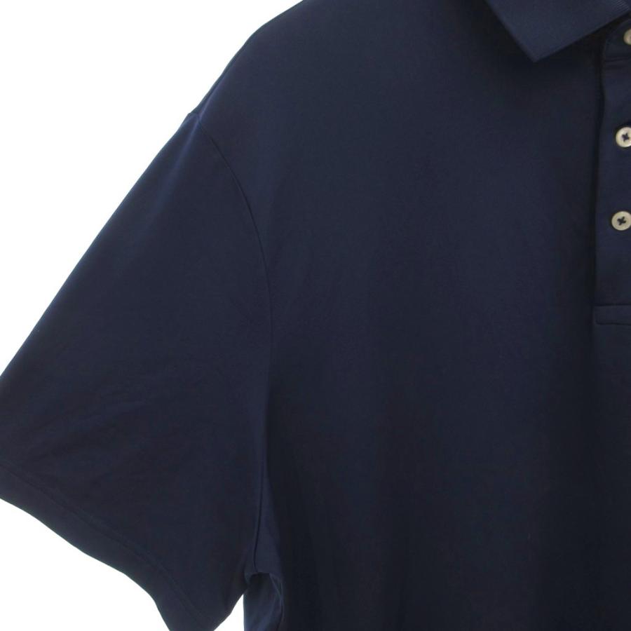 刺繍ロゴ ネイビー ポロシャツ 半袖 ポロ ラルフローレン POLO RALPH LAUREN ポロシャツ 半袖 XL