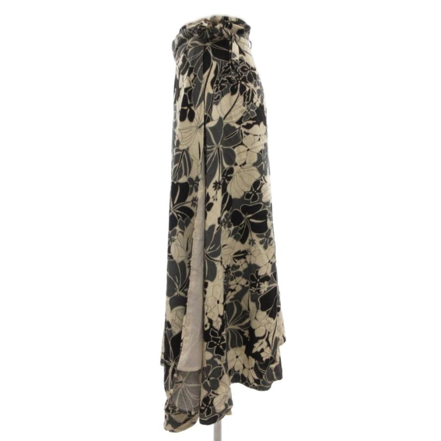 ロイスクレヨン Lois CRAYON ラップスカート ロング マキシ リネン混 M