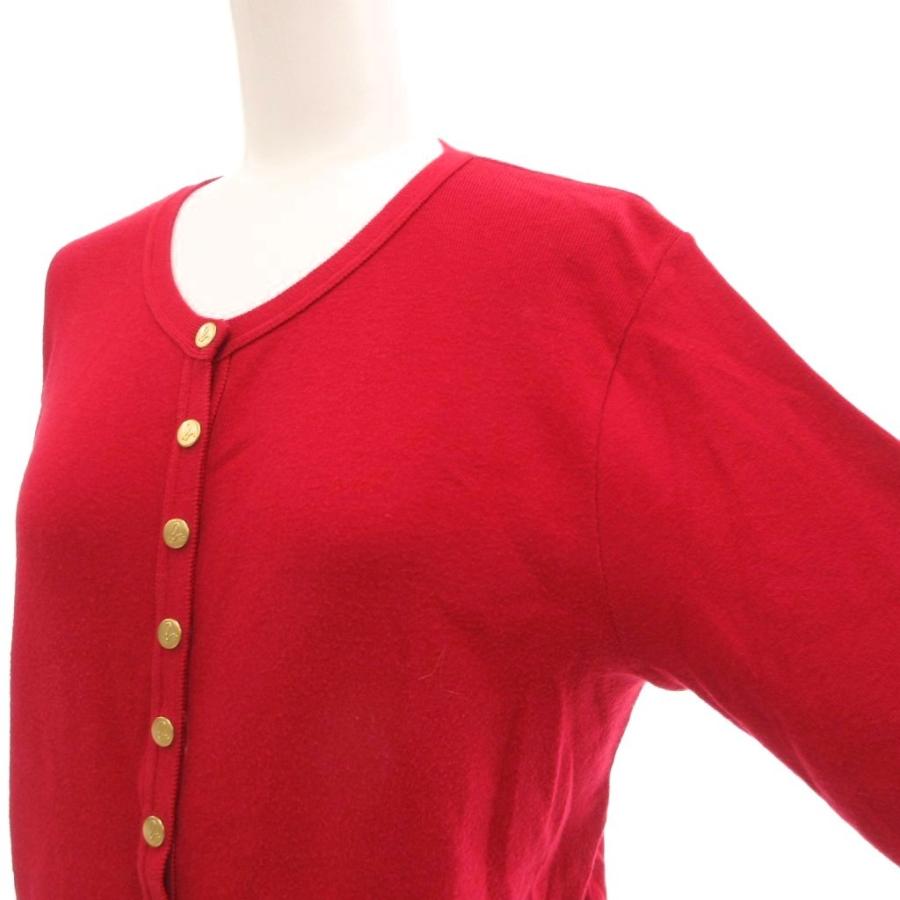 agnes b.（アニエスベー） カーディガン プレッション ニット ロゴ