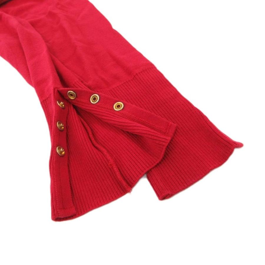 agnes b. アニエスベー　現行　カーディガンプレッション 赤 レッド M アニエスベー カーディガンプレッション誕生40周年 The Snap Cardigan