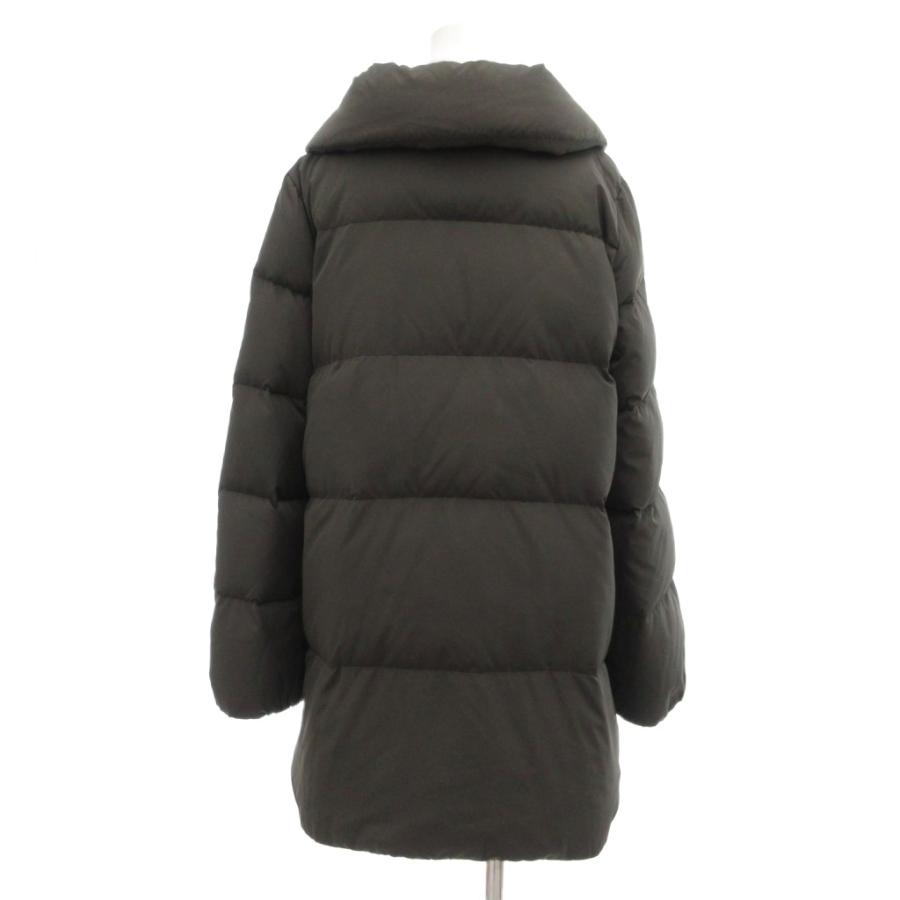 le souk スルークブラックダウンコート ルスーク Le souk ダウンジャケット ショールカラー ジップアップ 38